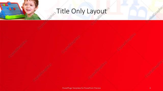Title Only presentation slide layout