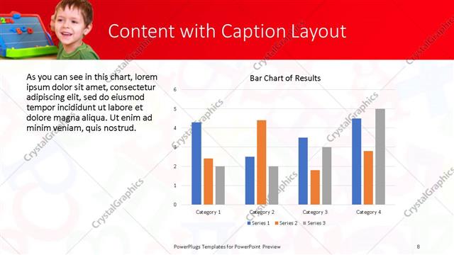 Content with Caption presentation slide layout