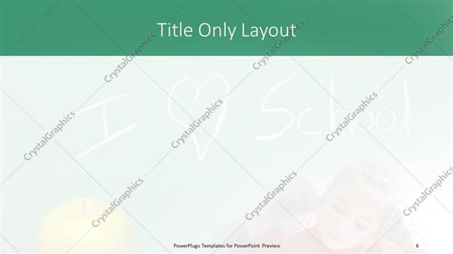 Title Only presentation slide layout