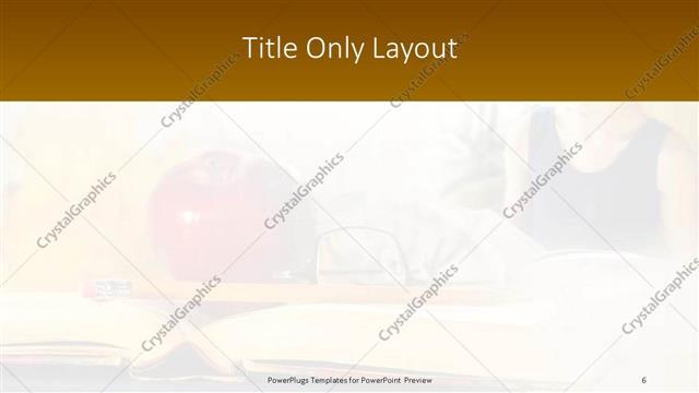 Title Only presentation slide layout