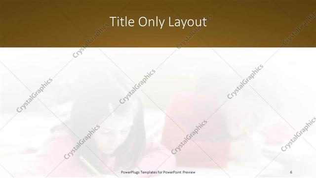 Title Only presentation slide layout