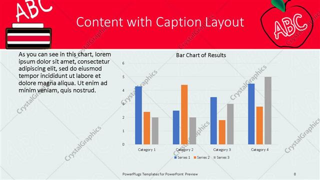 Content with Caption presentation slide layout