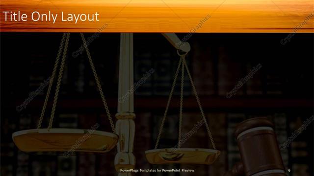 Title Only presentation slide layout