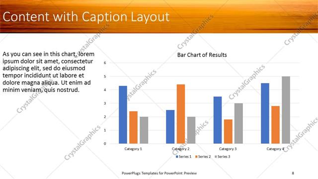 Content with Caption presentation slide layout