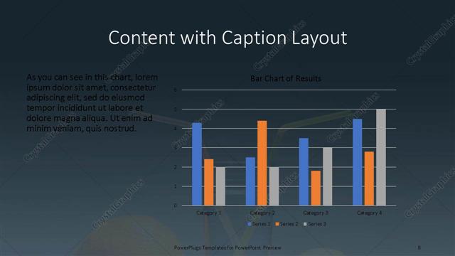 Content with Caption presentation slide layout