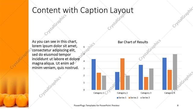 Content with Caption presentation slide layout