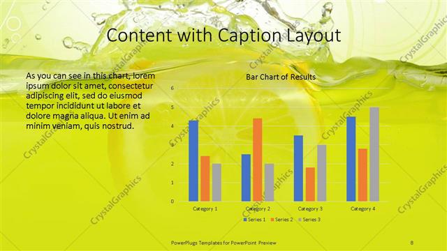 Content with Caption presentation slide layout