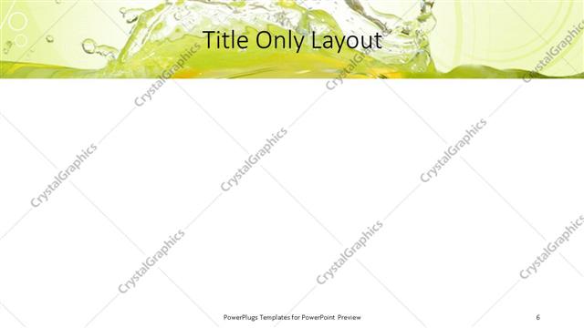Title Only presentation slide layout