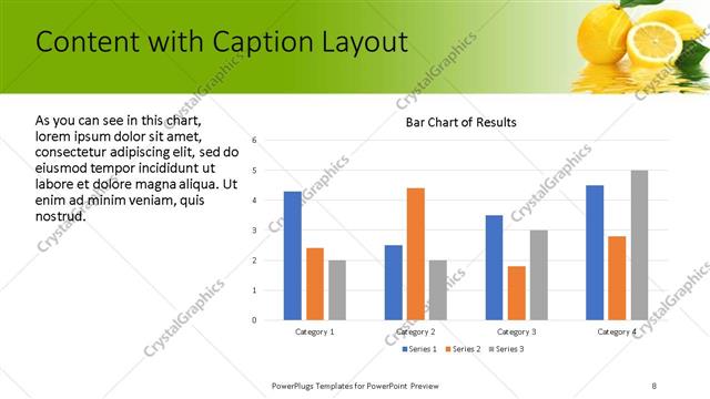 Content with Caption presentation slide layout