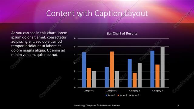 Content with Caption presentation slide layout
