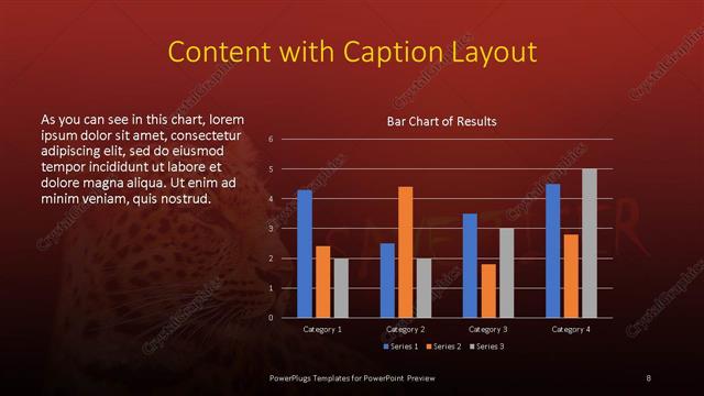 Content with Caption presentation slide layout