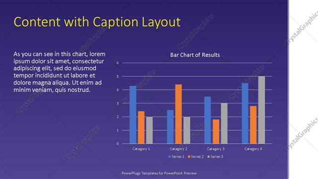 Content with Caption presentation slide layout