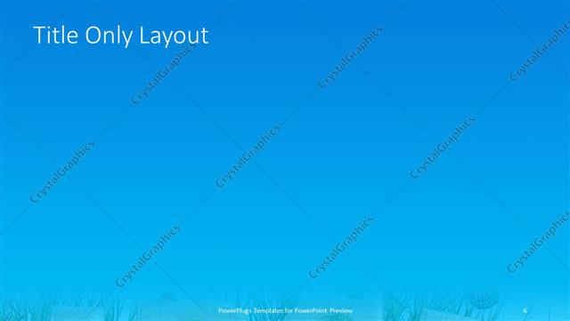 Title Only presentation slide layout