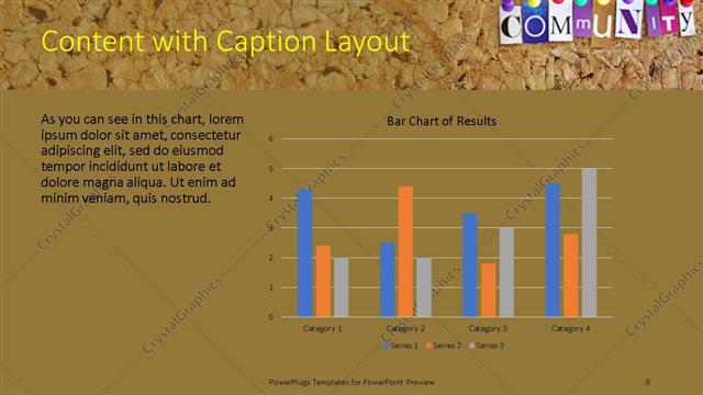 Content with Caption presentation slide layout