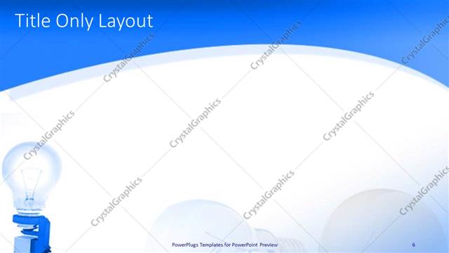 Title Only presentation slide layout