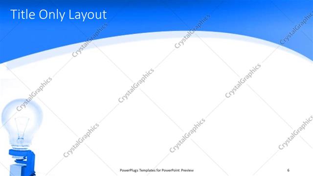 Title Only presentation slide layout