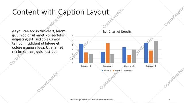 Content with Caption presentation slide layout