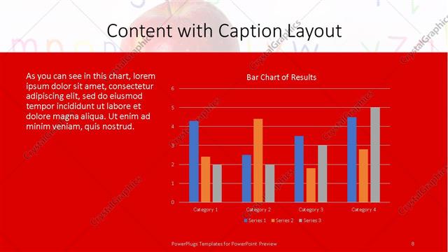 Content with Caption presentation slide layout