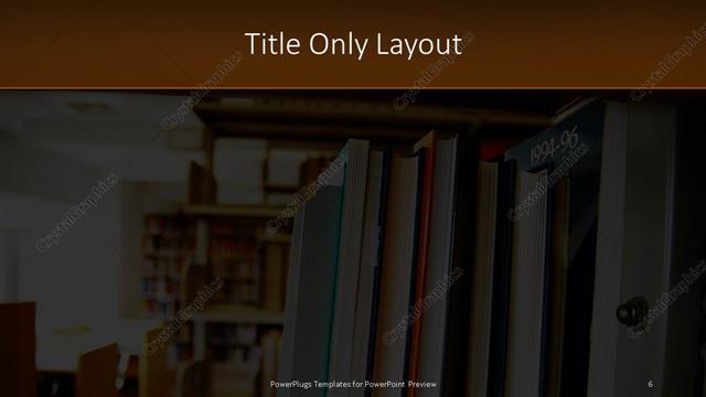Title Only presentation slide layout