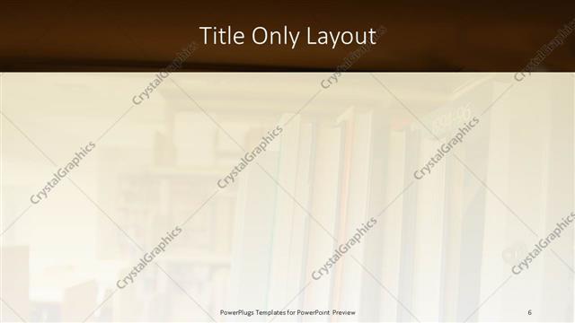 Title Only presentation slide layout