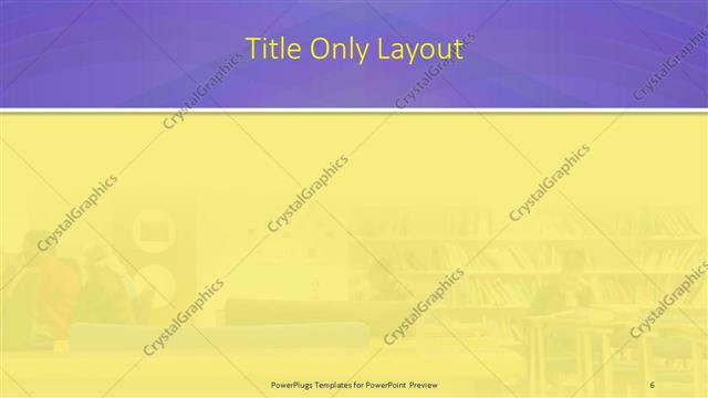 Title Only presentation slide layout