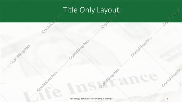 Title Only presentation slide layout