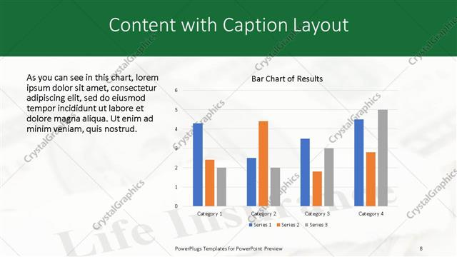 Content with Caption presentation slide layout
