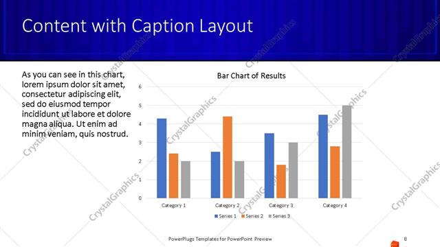 Content with Caption presentation slide layout