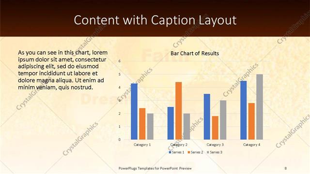 Content with Caption presentation slide layout