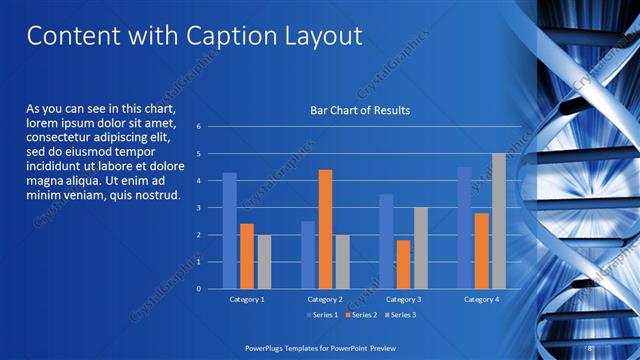 Content with Caption presentation slide layout