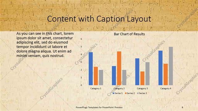 Content with Caption presentation slide layout