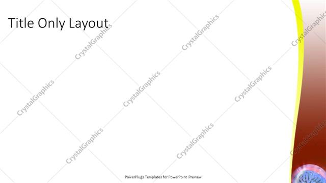 Title Only presentation slide layout