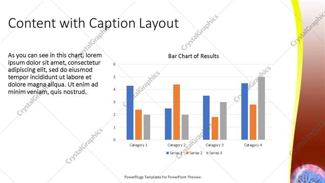 Content with Caption presentation slide layout