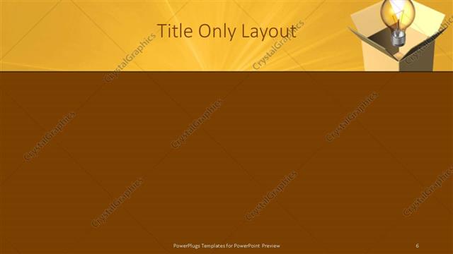 Title Only presentation slide layout