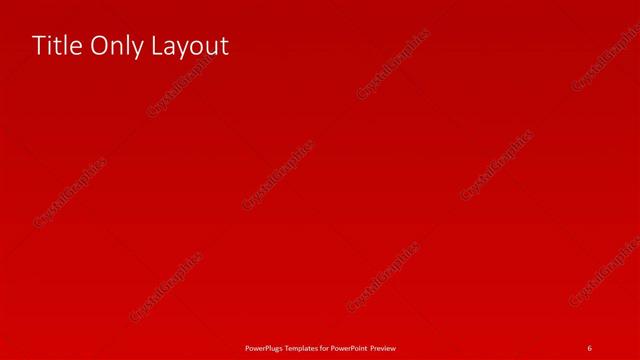 Title Only presentation slide layout