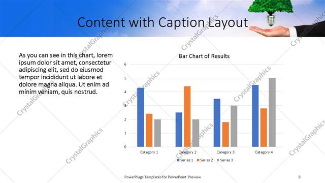 Content with Caption presentation slide layout