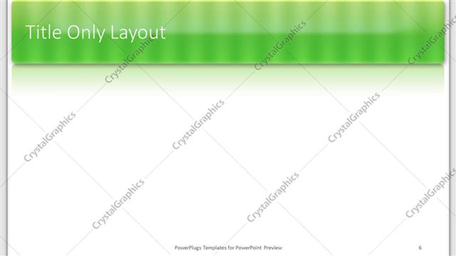 Title Only presentation slide layout