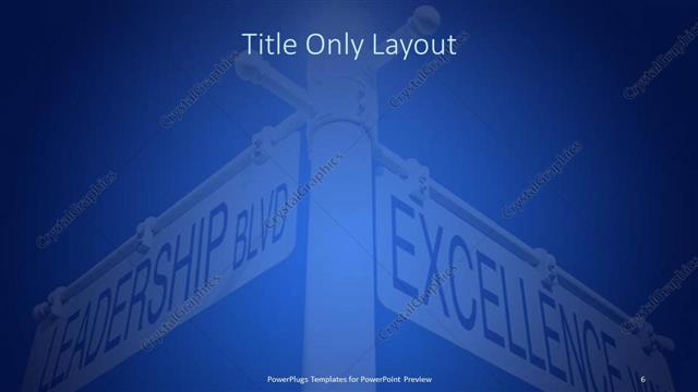 Title Only presentation slide layout