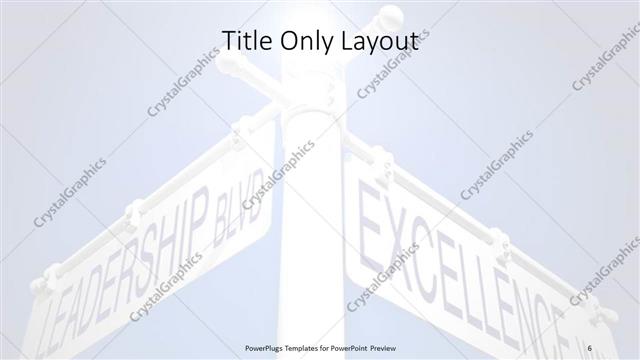 Title Only presentation slide layout