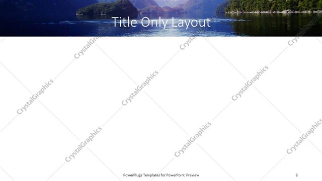 Title Only presentation slide layout