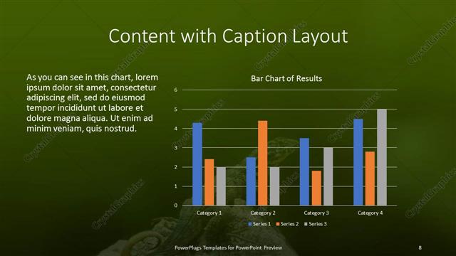 Content with Caption presentation slide layout