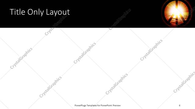 Title Only presentation slide layout