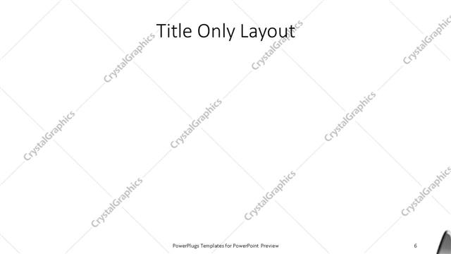 Title Only presentation slide layout