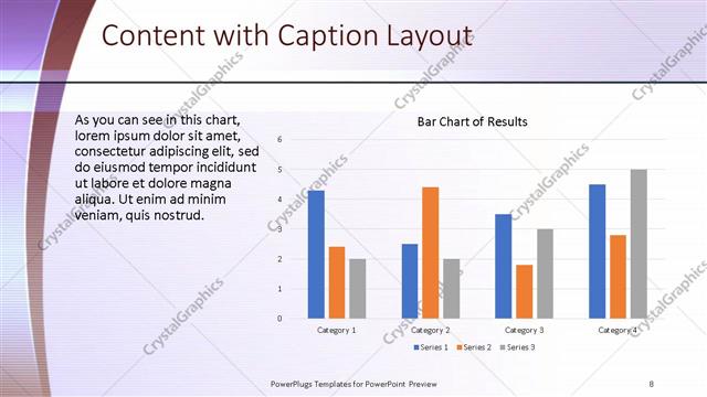 Content with Caption presentation slide layout
