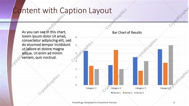 Content with Caption presentation slide layout