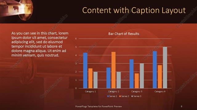 Content with Caption presentation slide layout