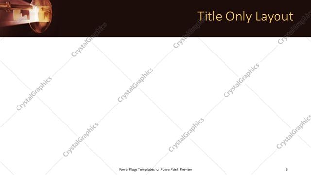 Title Only presentation slide layout