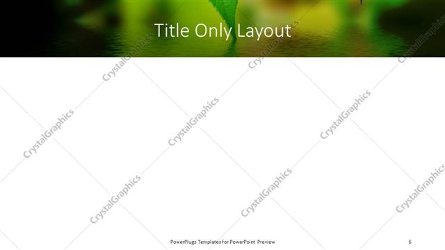 Title Only presentation slide layout