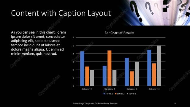 Content with Caption presentation slide layout
