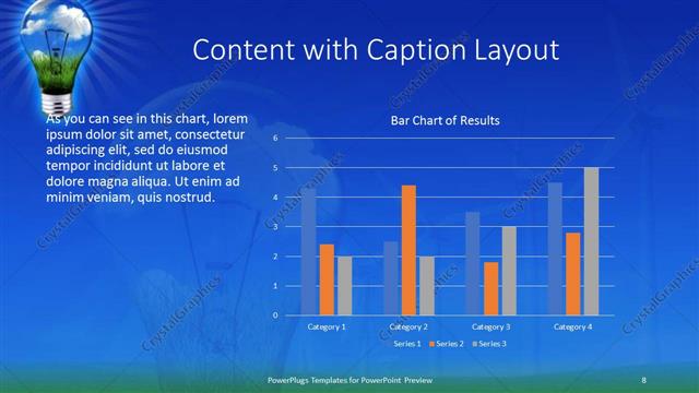 Content with Caption presentation slide layout